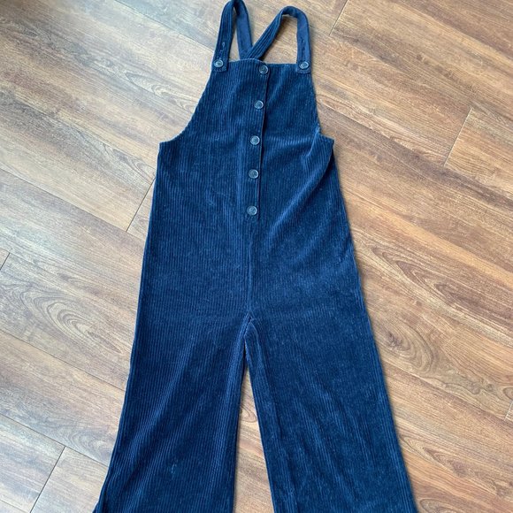 Madewell Texture & Thread Velour Corduroy Overalls - Picture 4 of 6